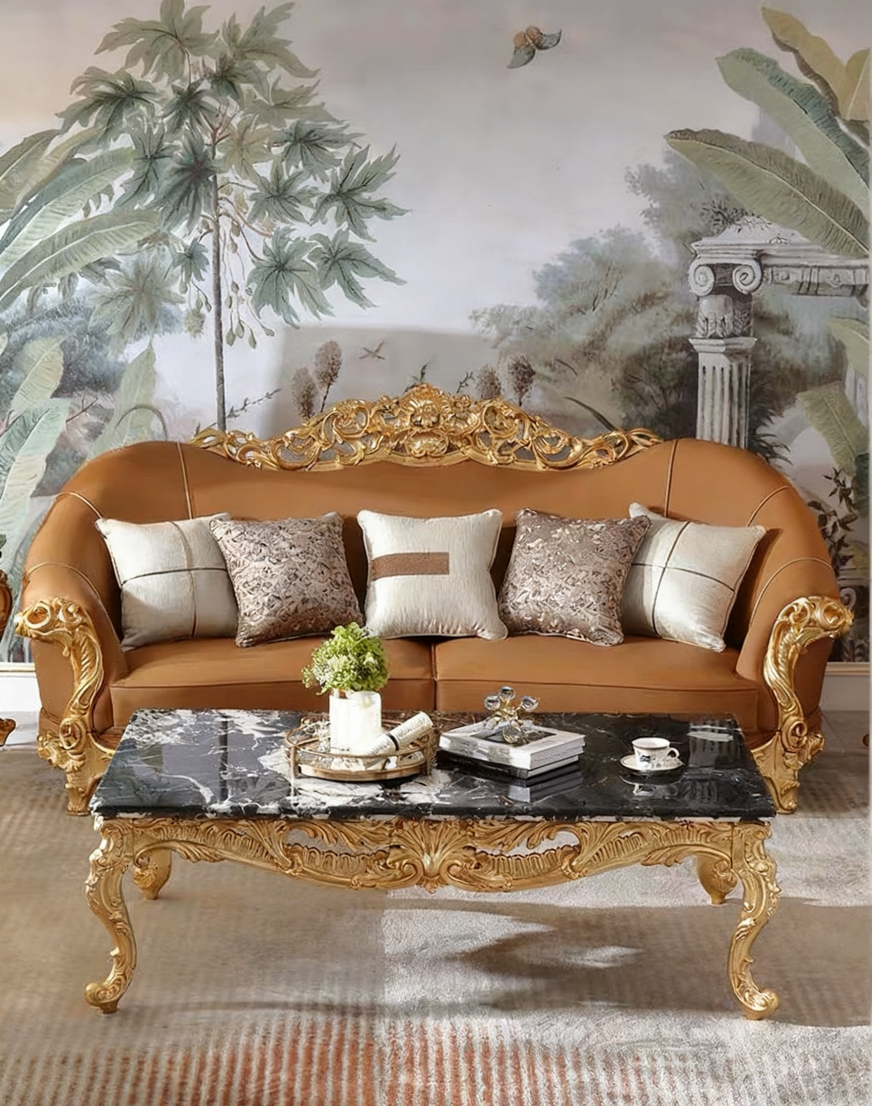 Velours Noir French Marble Coffee Table image 5