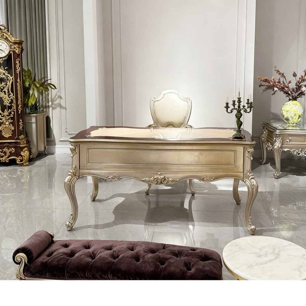 Veloria French Office Desk & Chair image 8