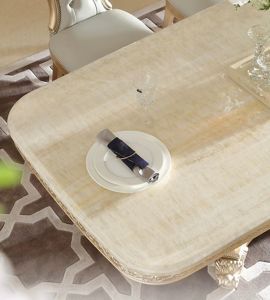 Rose Manor French Marble Dining Table image 1