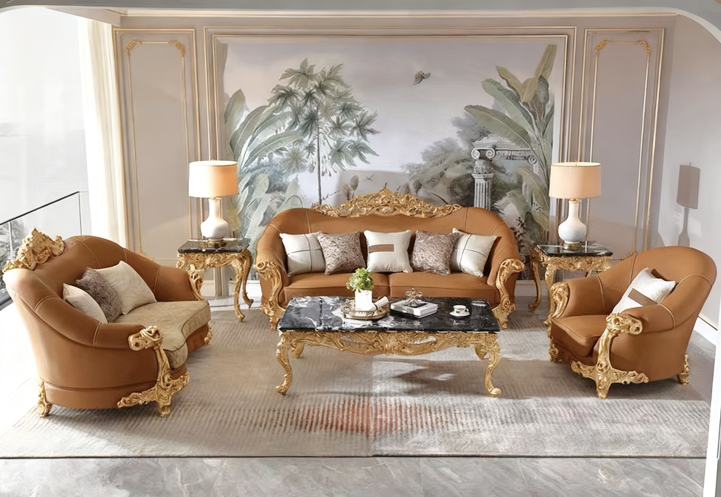 Velours Noir French Marble Coffee Table image 7