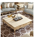 Marbelle French Square Marble Coffee Table image 0