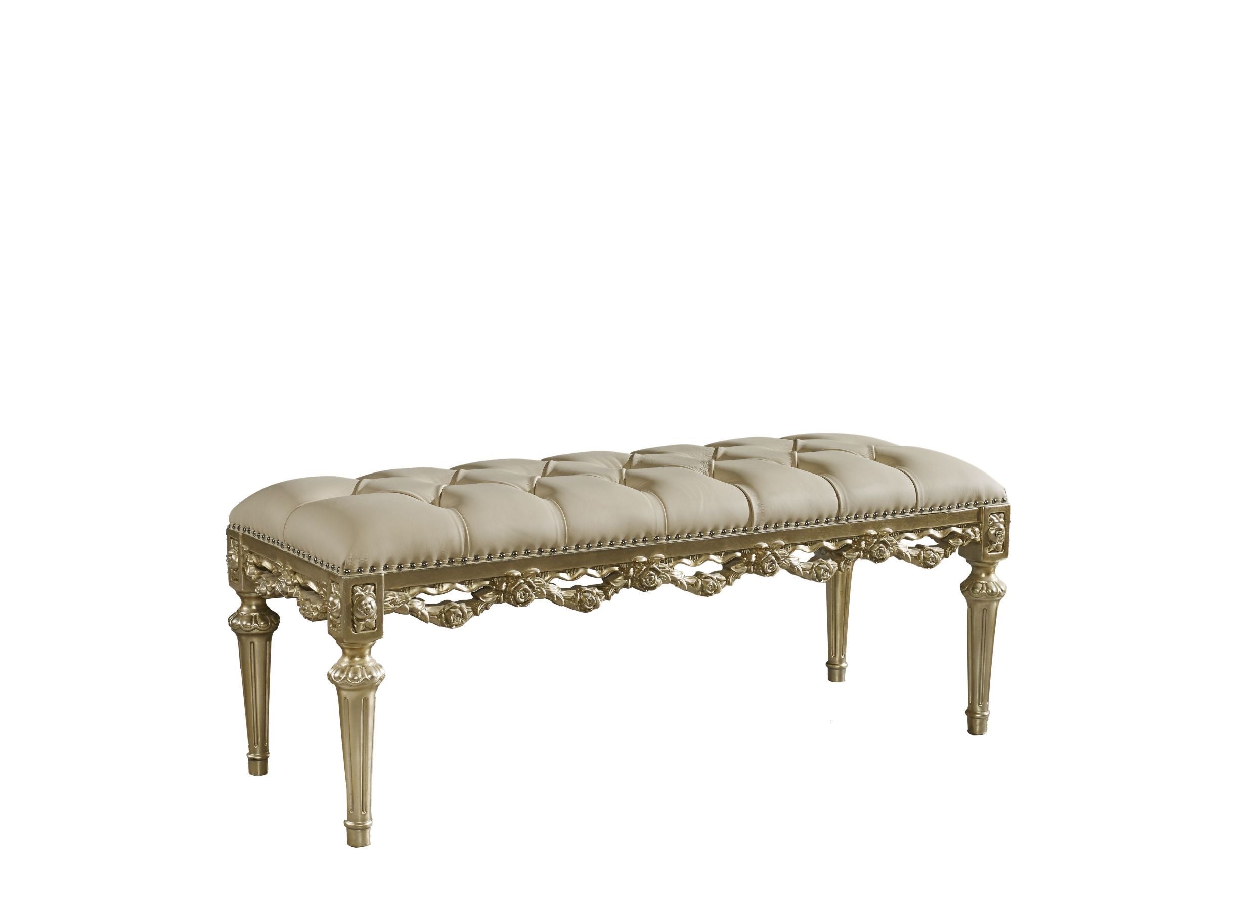 Rose Garden French Ottoman Bench image 6