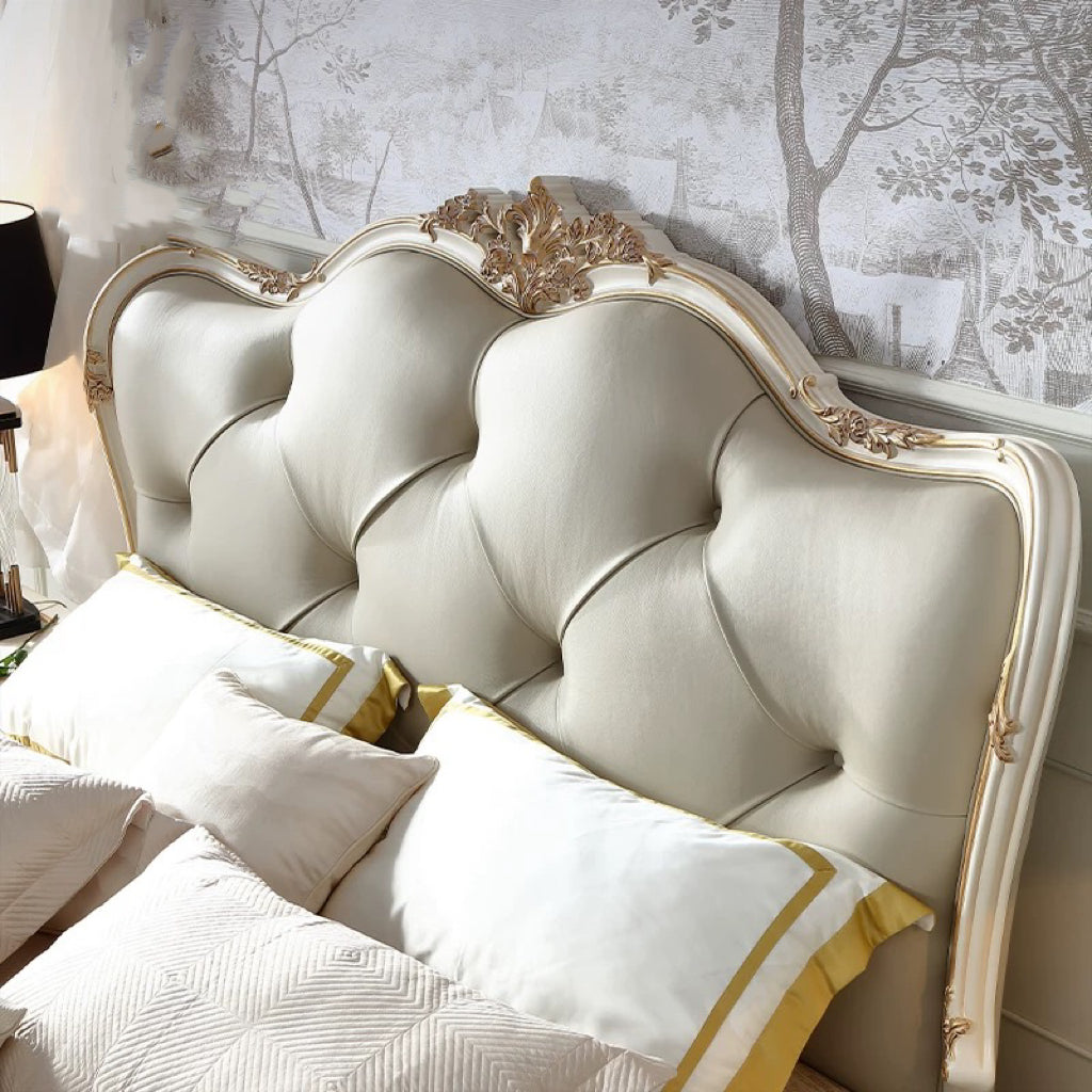 Luna White French Vintage King Bed image 7