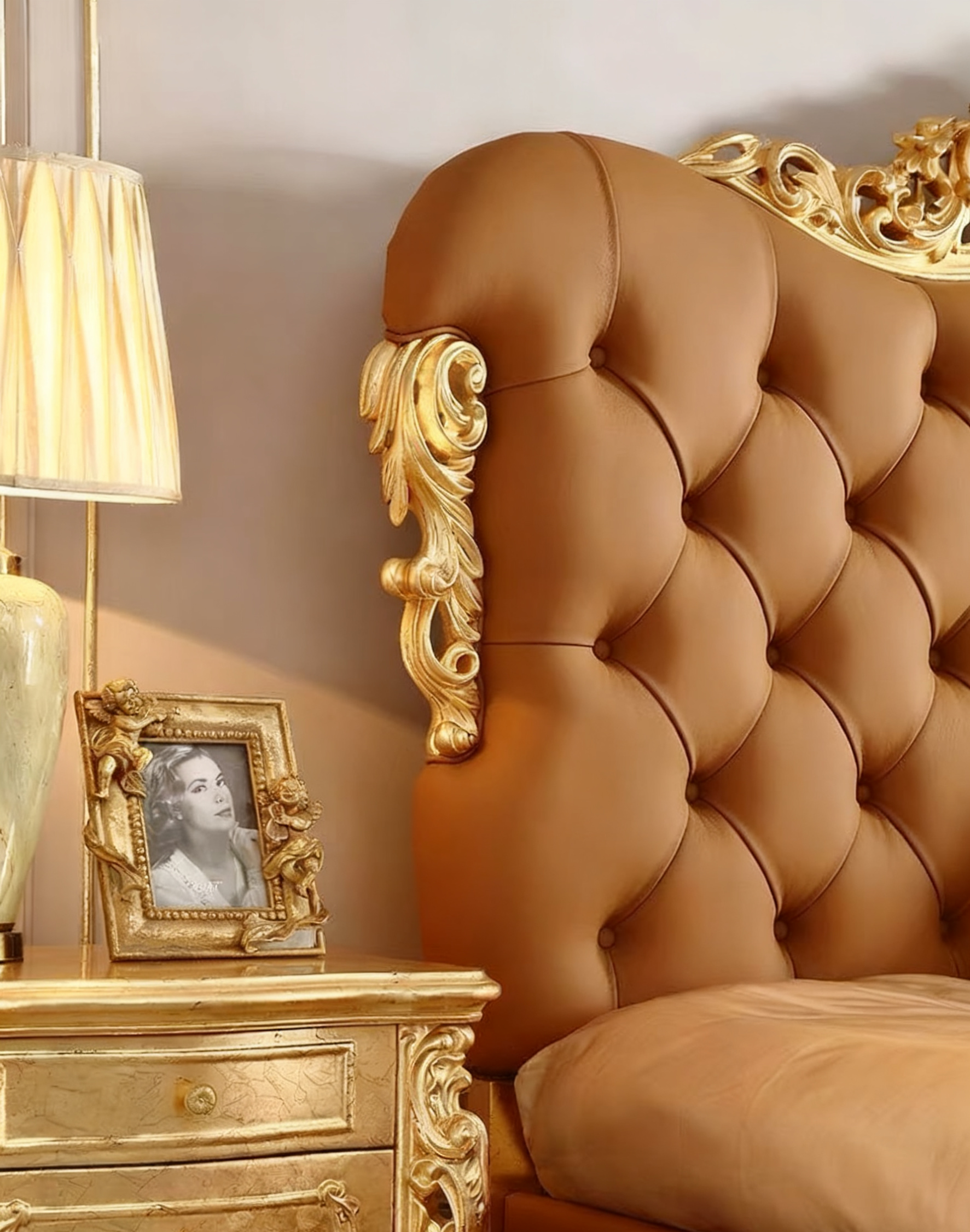 Versailles French Bedside Table image 5