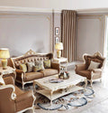 Regal Carved French Vintage Sofa image 0