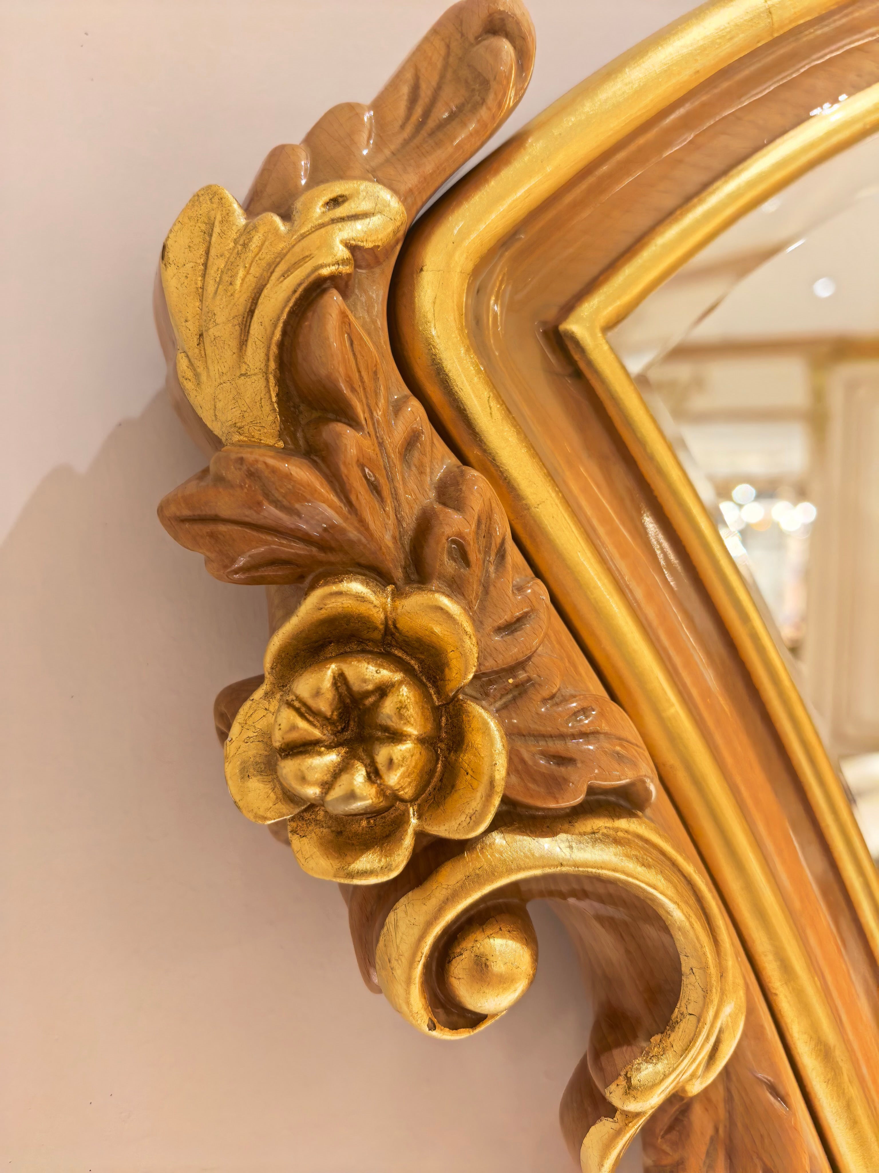 Seraphine French Imperial dressing table side view - GrandLiving Luxe