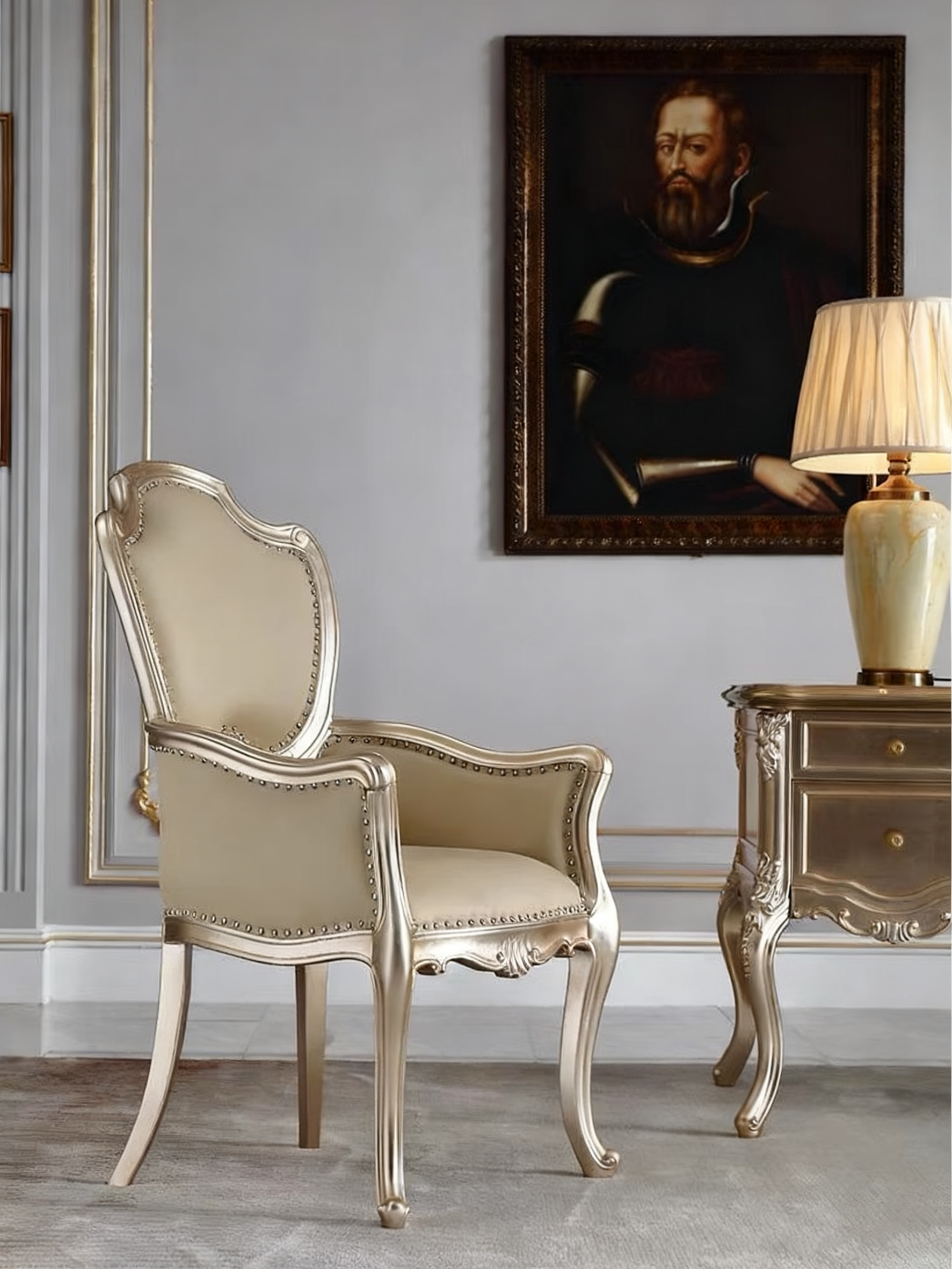 Rose Moment French Office Desk & Chair  image 7