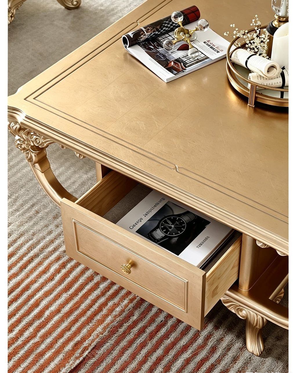 Versailles French Square Coffee Table