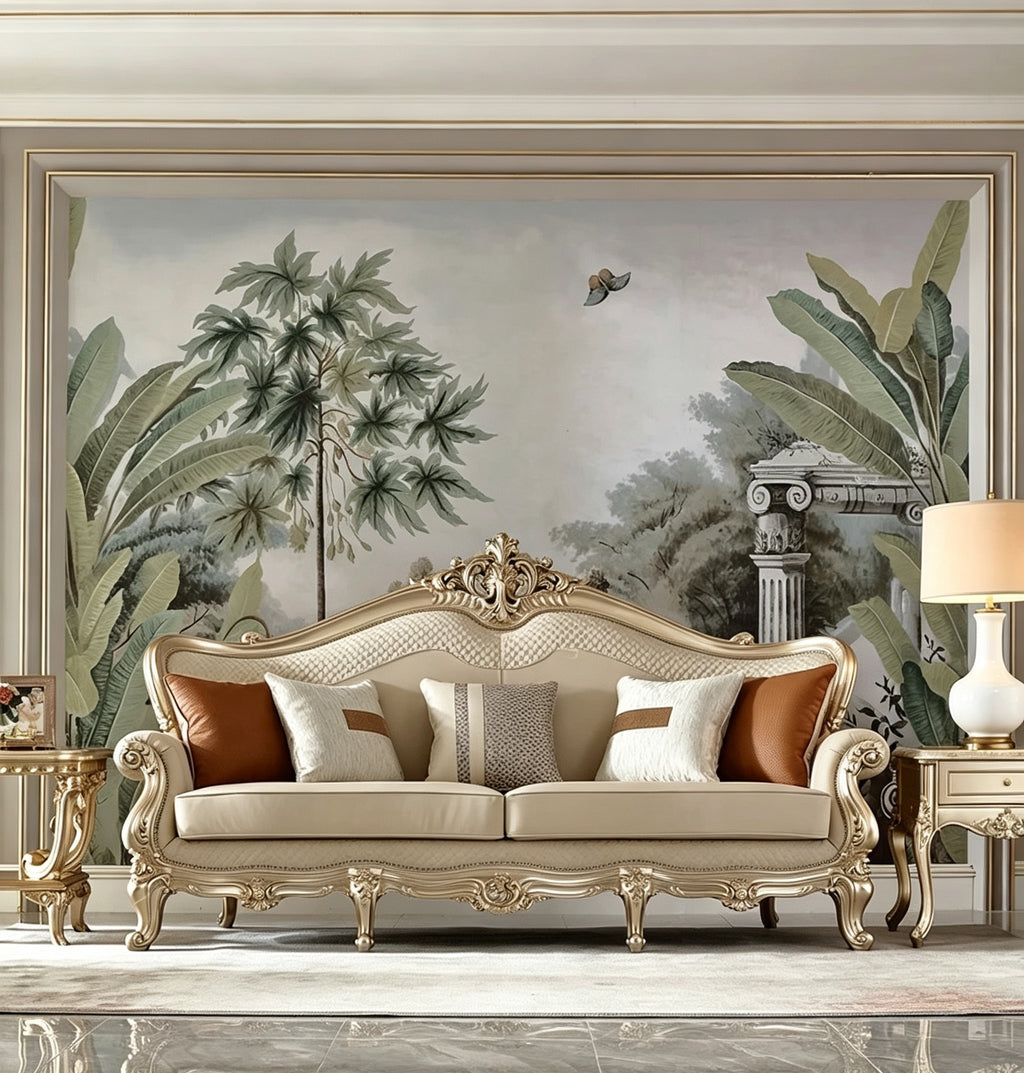 Impériale French Solid Wood Sofa