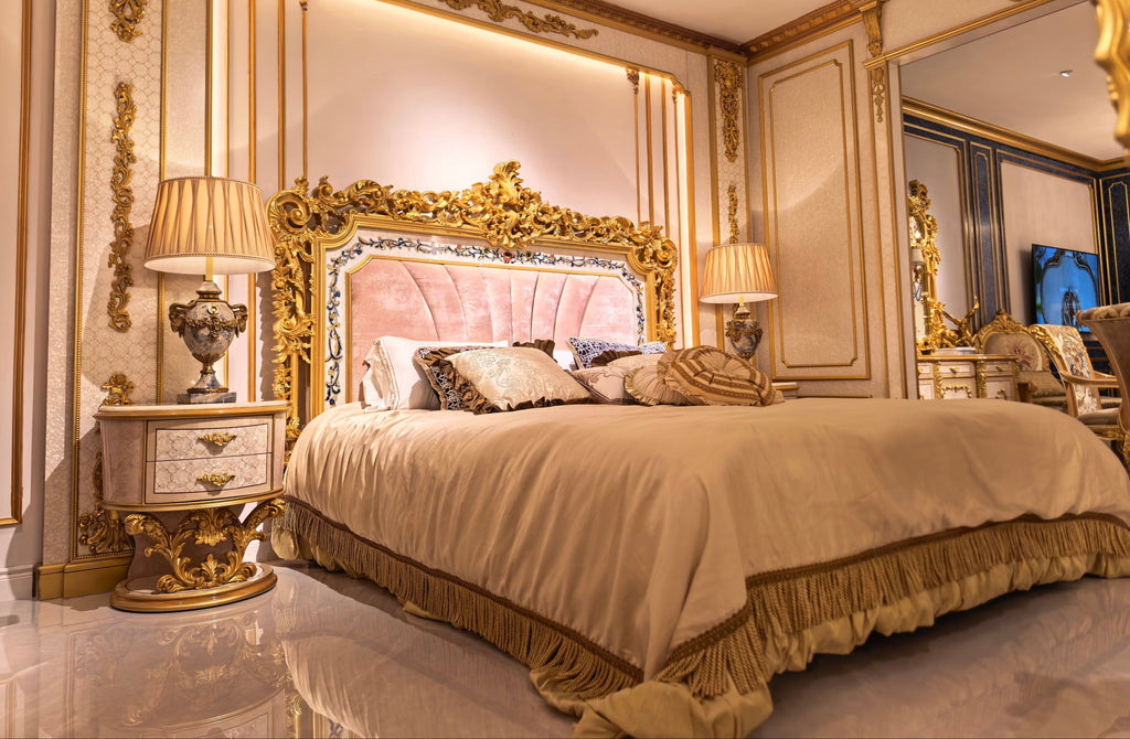 Odette French Imperial bed full view - GrandLiving Luxe