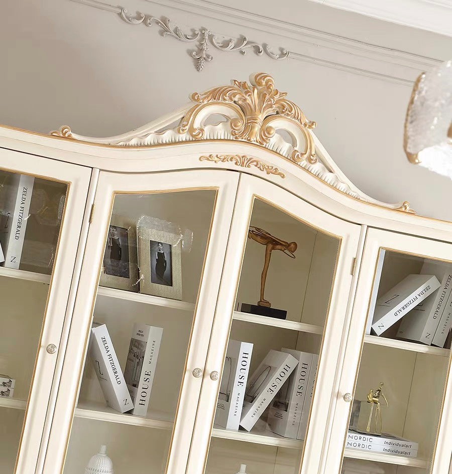 Ivory Luxe French Vintage Bookcase image 2