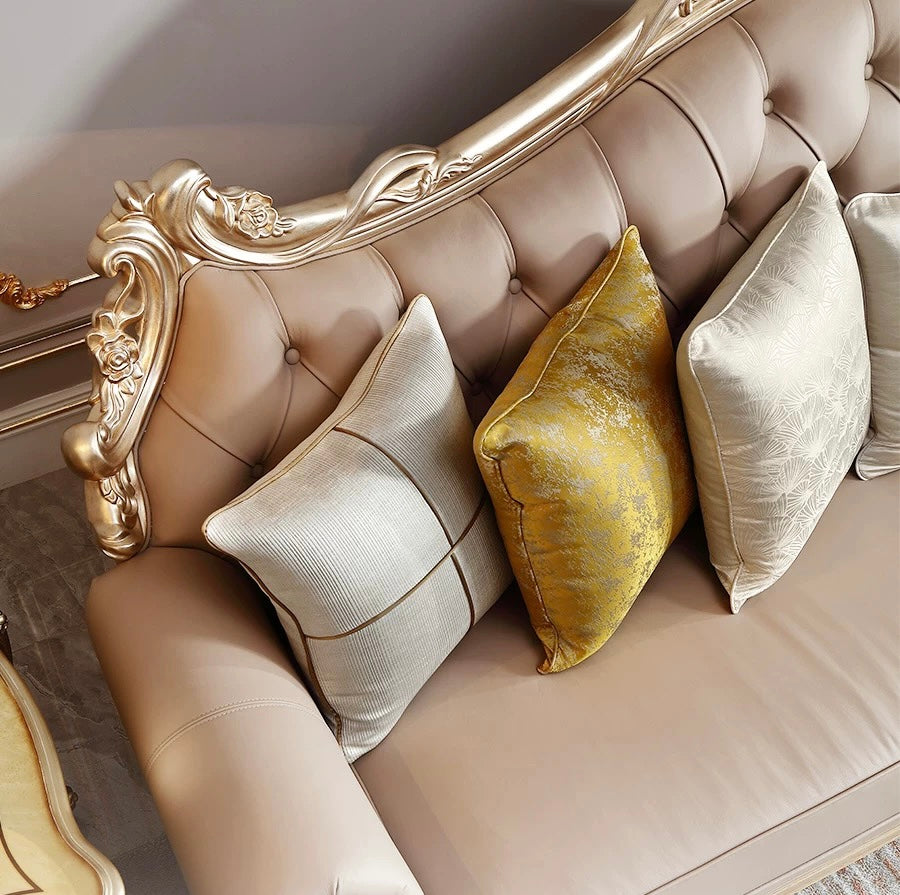 Royale French Solid Wood Sofa image 1