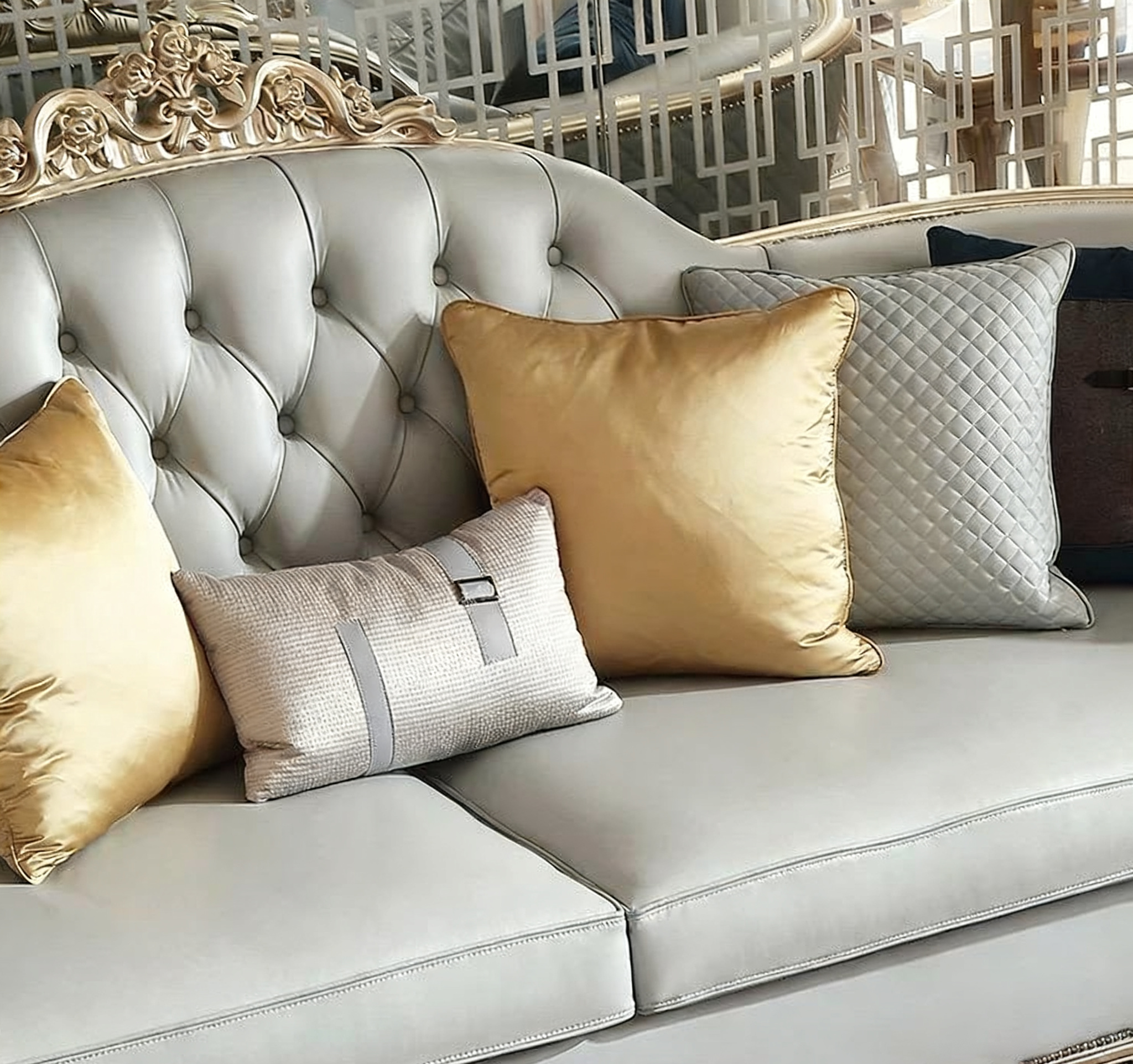 Étoile French Solid Wood Sofa  image 1
