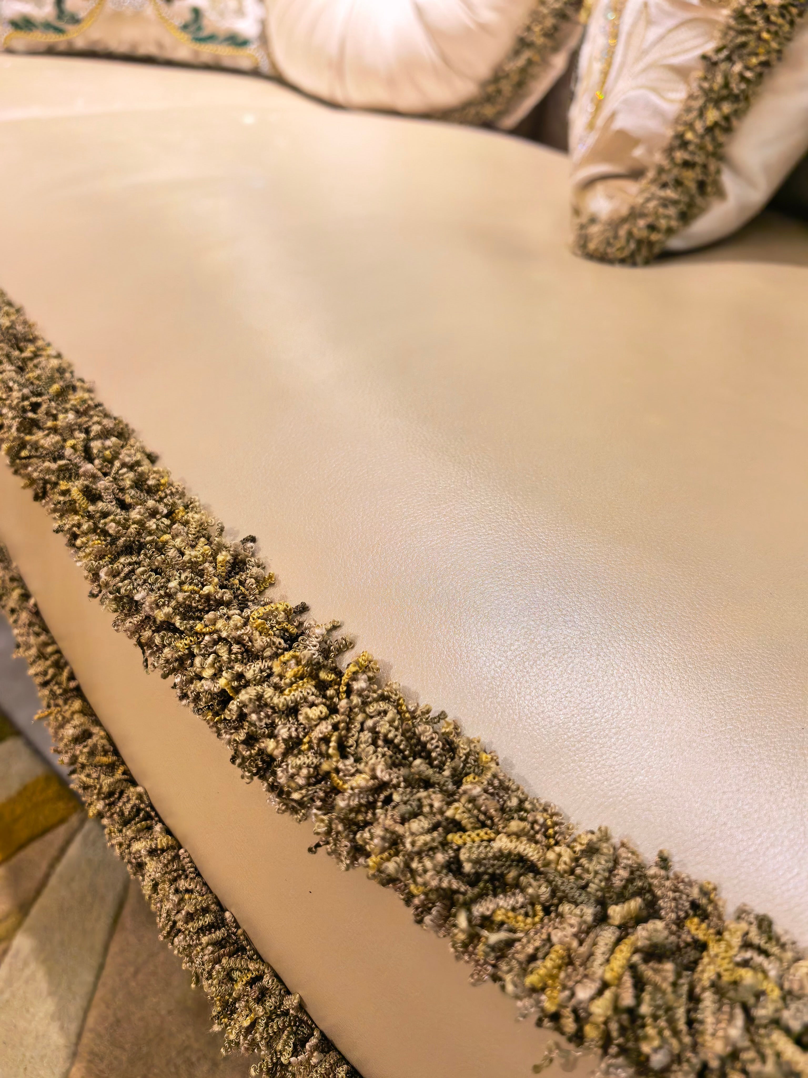 Charlotte French Imperial sofa craftsmanship detail - GrandLiving Luxe