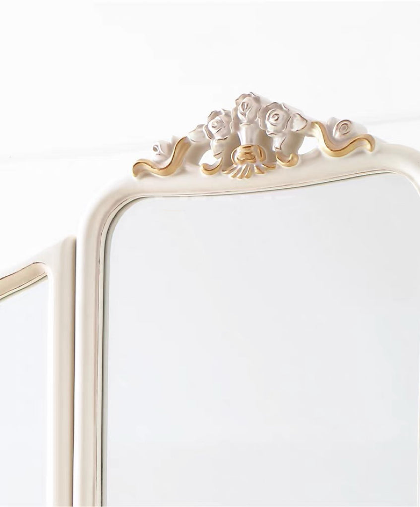 Luna White French Vintage Dressing Table image 2