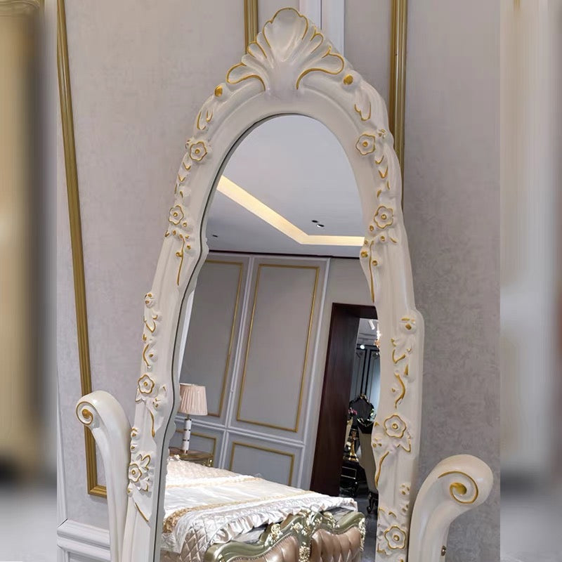 Luna White French Vintage Mirror image 1