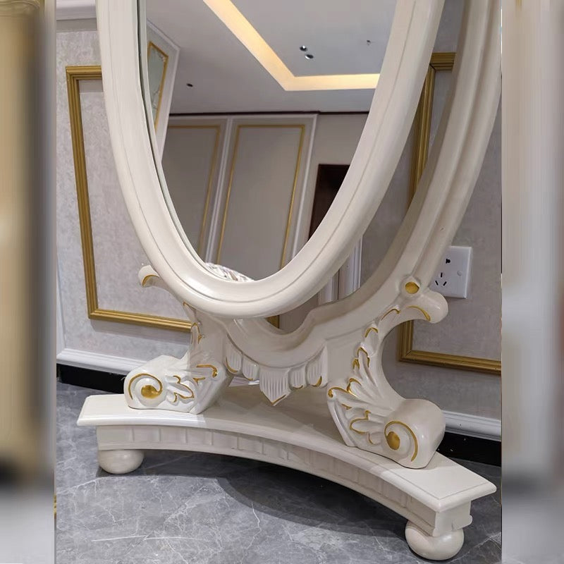 Luna White French Vintage Mirror image 2