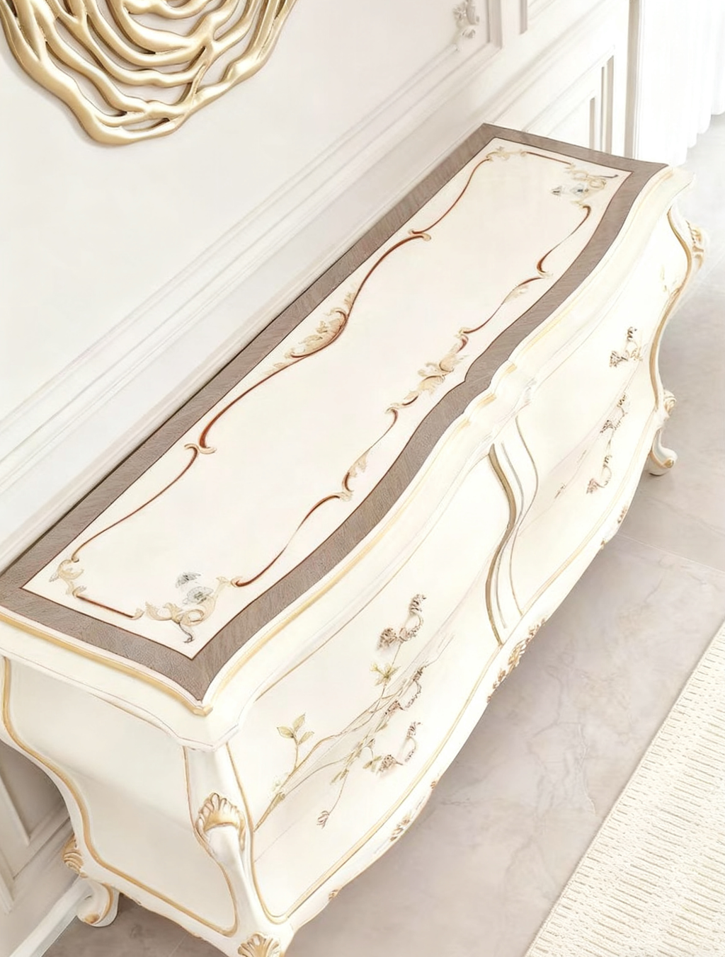 Eternal Bloom French Vintage Drawer Chest image 7