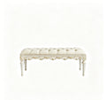 Rose Garden French Ottoman Bench