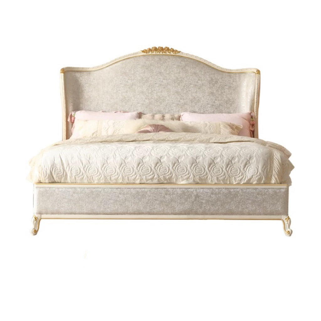 Royal Blossom Elegant French Vintage King Bed image 5