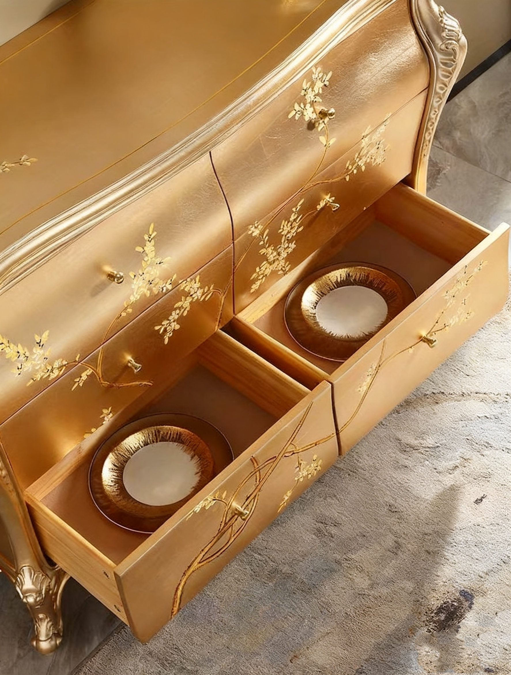 Paris Garden French Wide Drawer Chest image 2