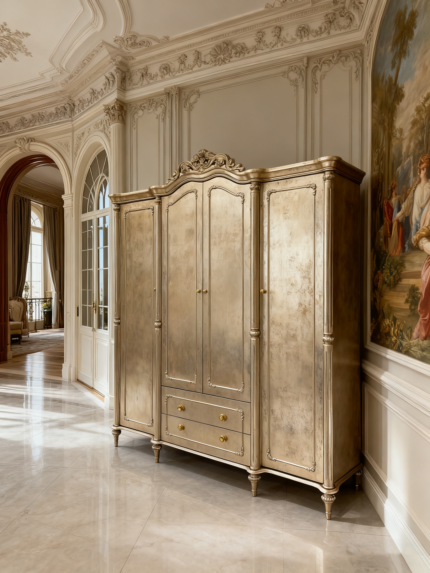 Serenité French Wardrobe Cabinet image 0
