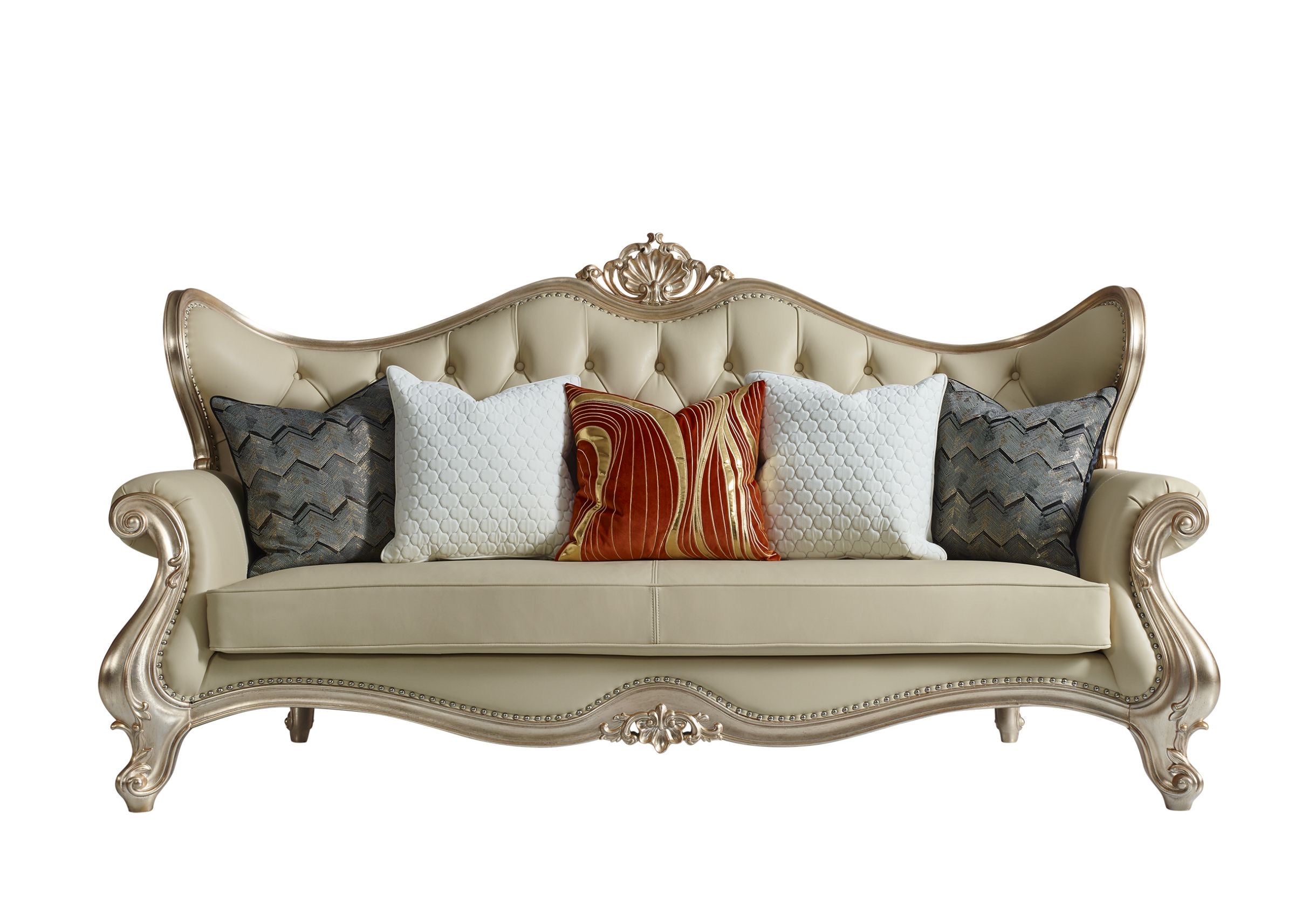 Château French Solid Wood Sofa image 12