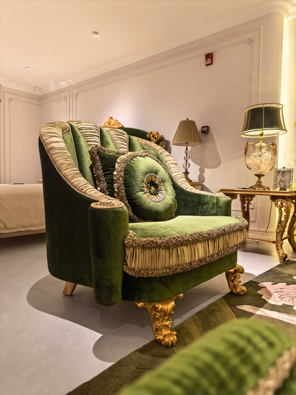 Charlotte French Imperial sofa additional view - GrandLiving Luxe