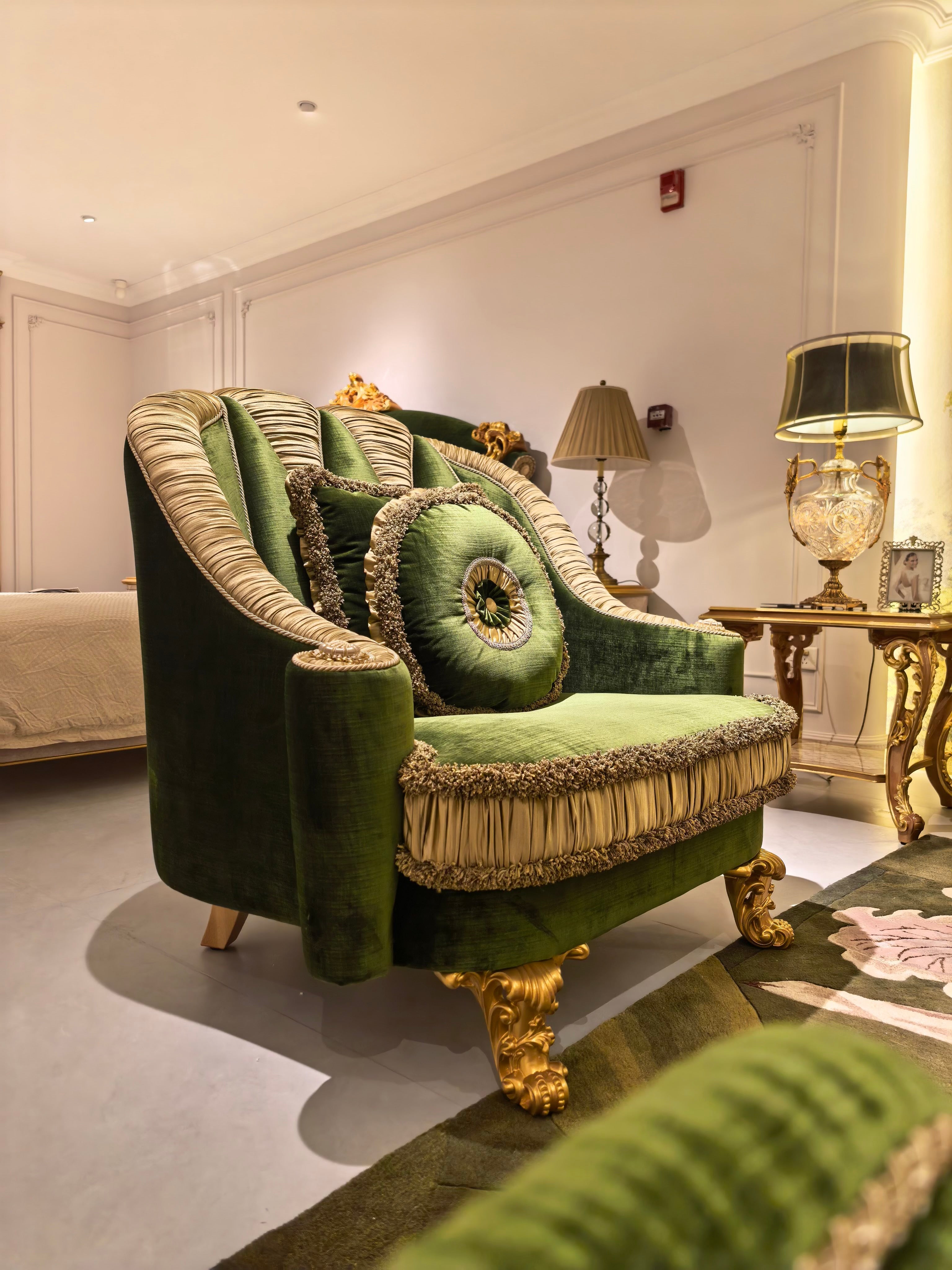 Charlotte French Imperial sofa additional view - GrandLiving Luxe