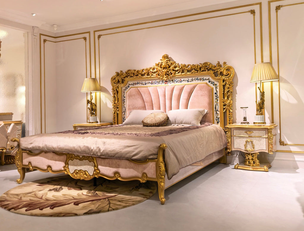 Aurélie French Imperial bedside table full view - GrandLiving Luxe