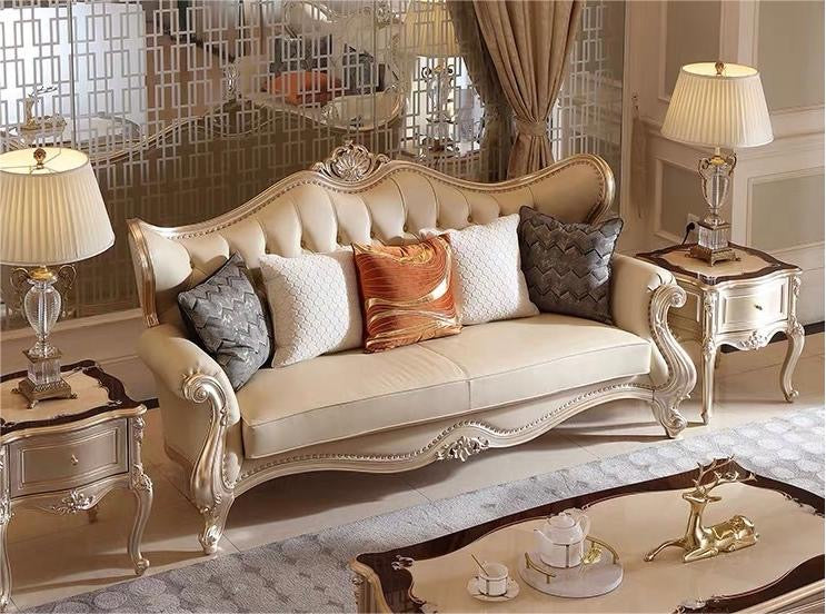 Château French Solid Wood Sofa image 10
