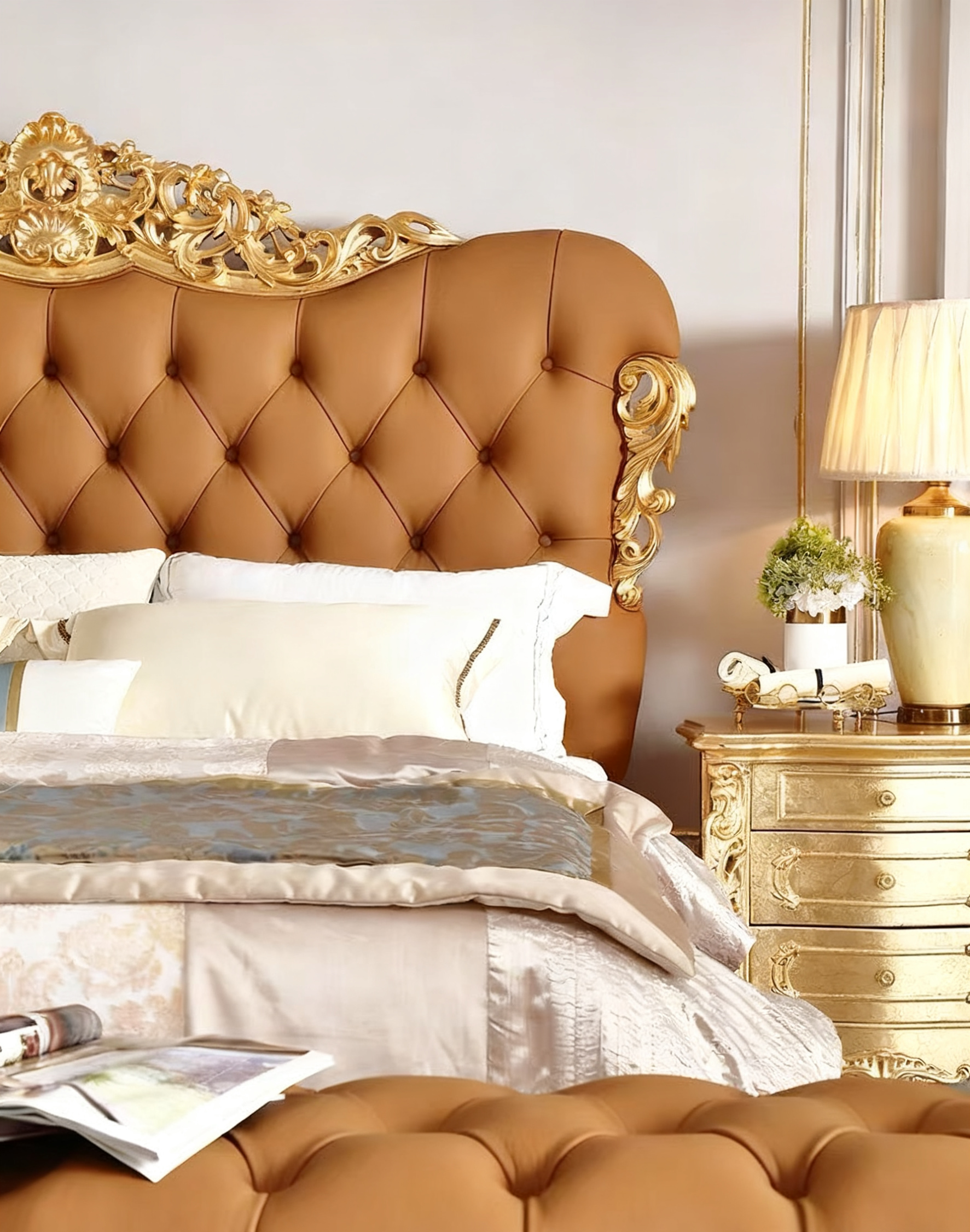 Royale French Ottoman Bench image 3