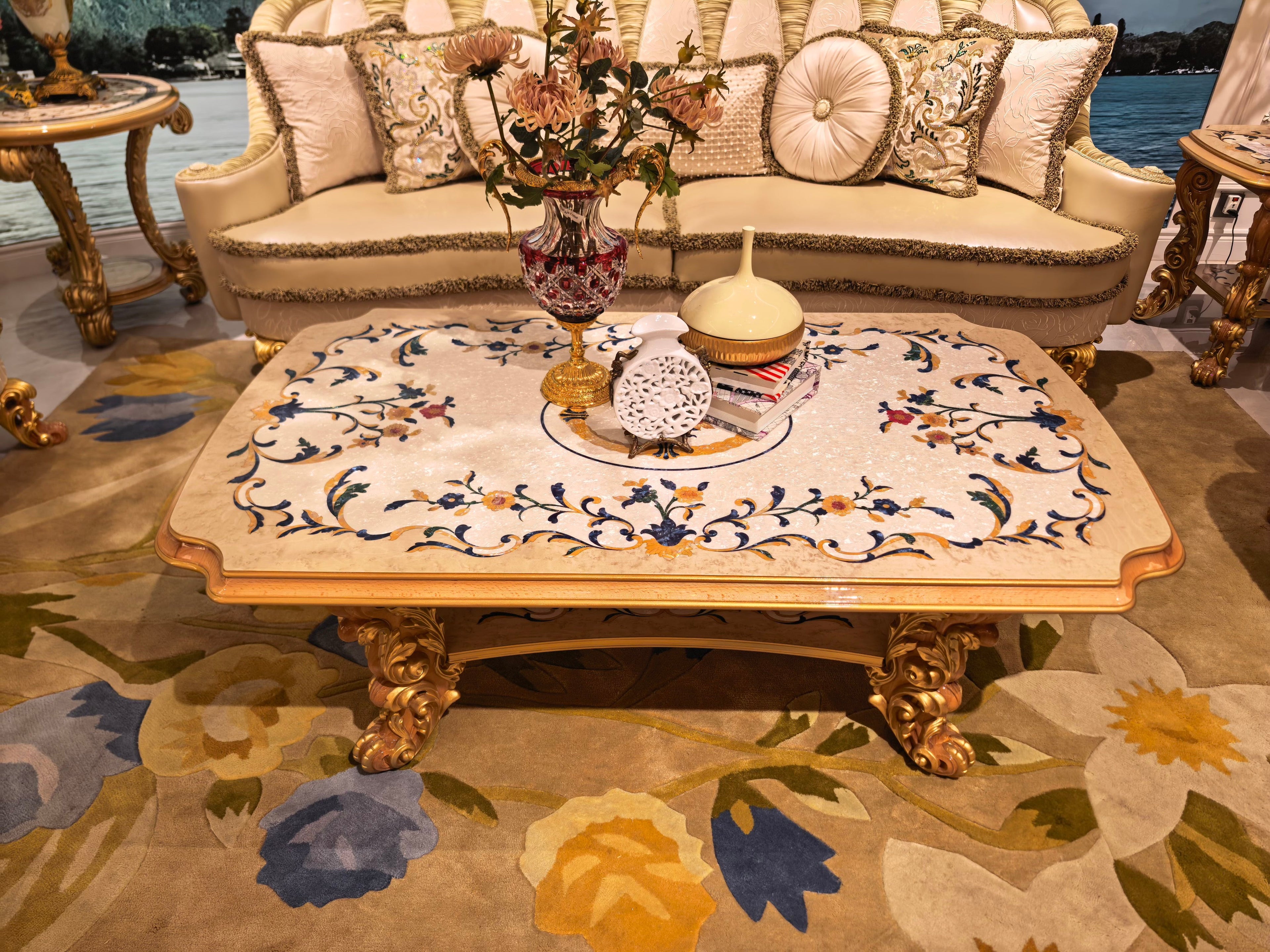 Charlotte French Imperial sofa additional angle - GrandLiving Luxe