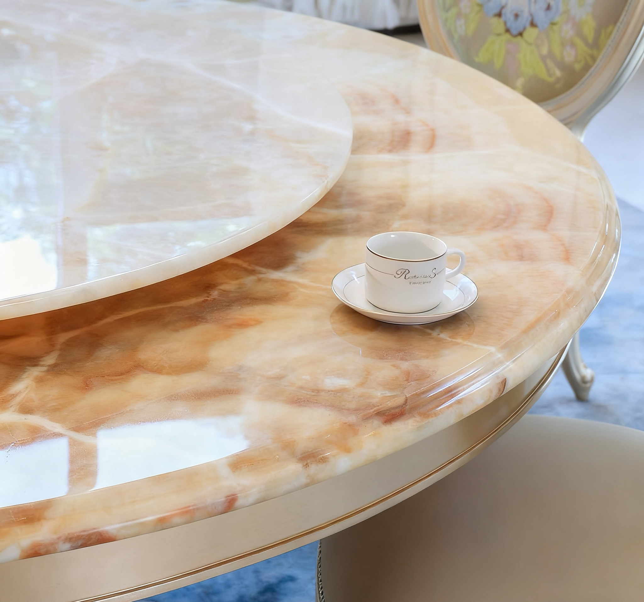 Marbelle French Marble Dining Table image 2