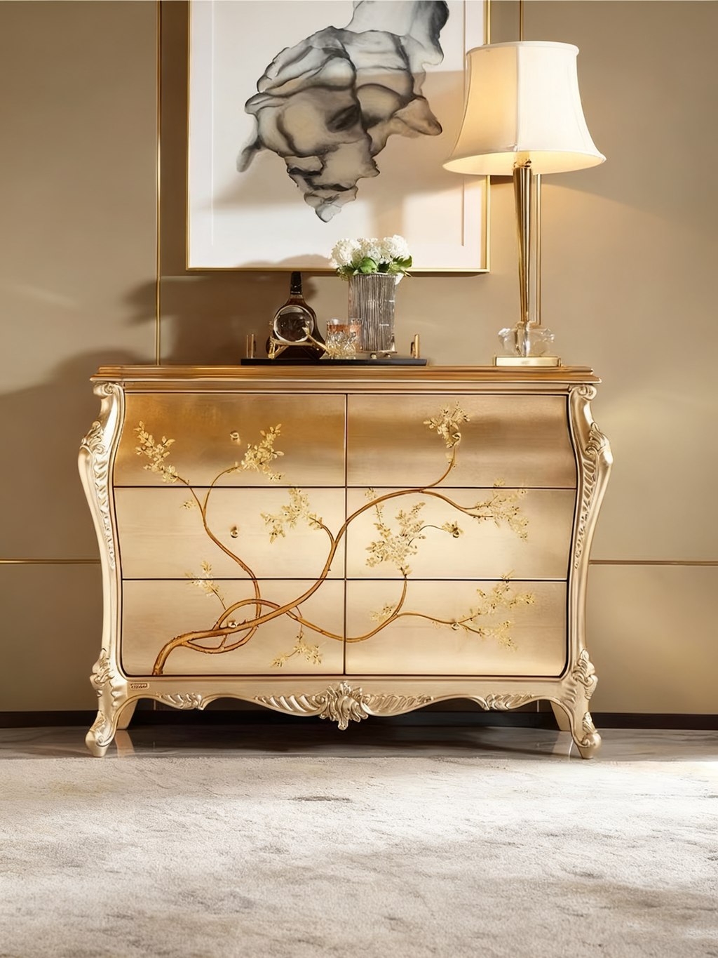 Paris Garden French Wide Drawer Chest image 0