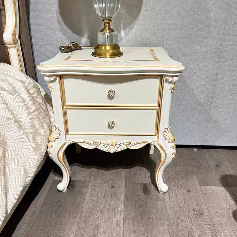 Monique Classic French Vintage Bedside Table image 2