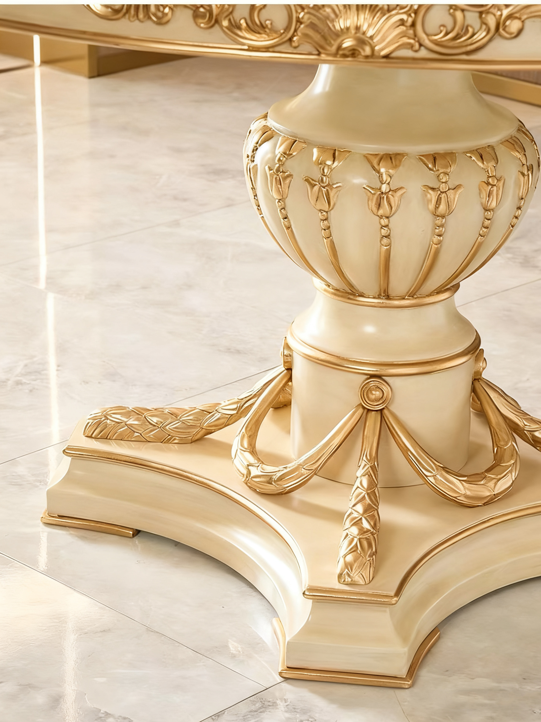 Eden Carved French Dining Table image 6