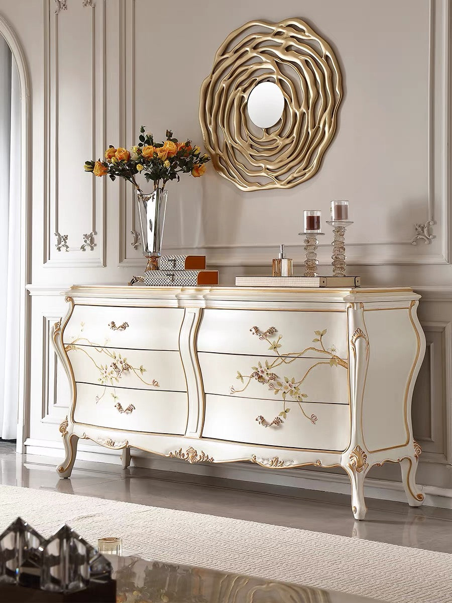 Eternal Bloom French Vintage Drawer Chest image 1