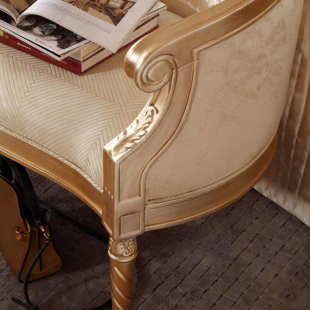 Jardin Secret French Ottoman Bench image 3
