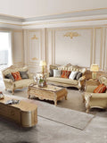 Château French Solid Wood Sofa image 0