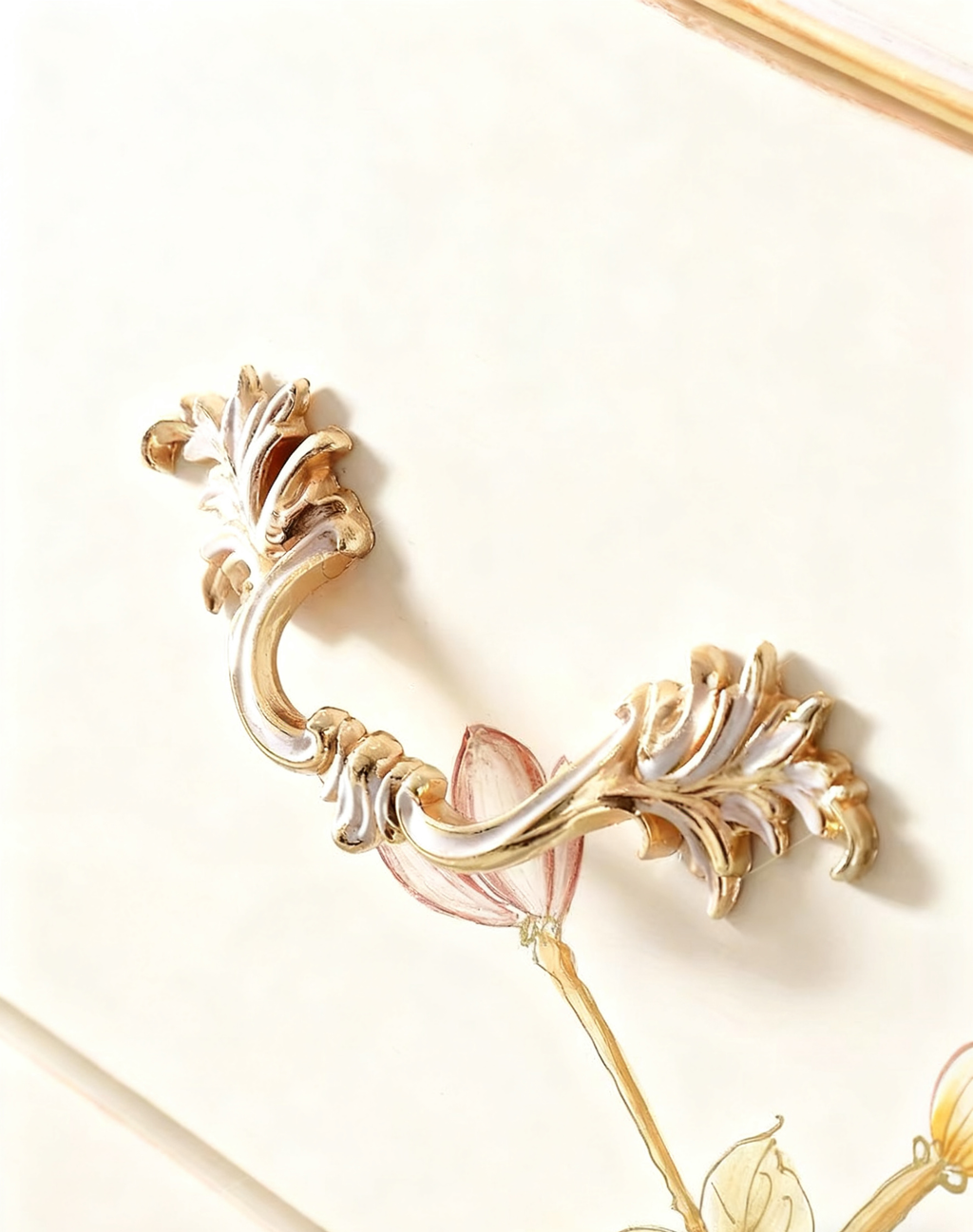 Ivory Luxe French Vintage TV Cabinet image 7