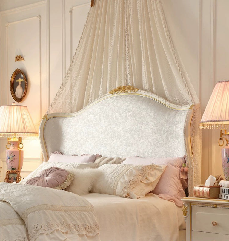 Royal Blossom Elegant French Vintage King Bed image 3