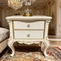 Monique Classic French Vintage Bedside Table image 0