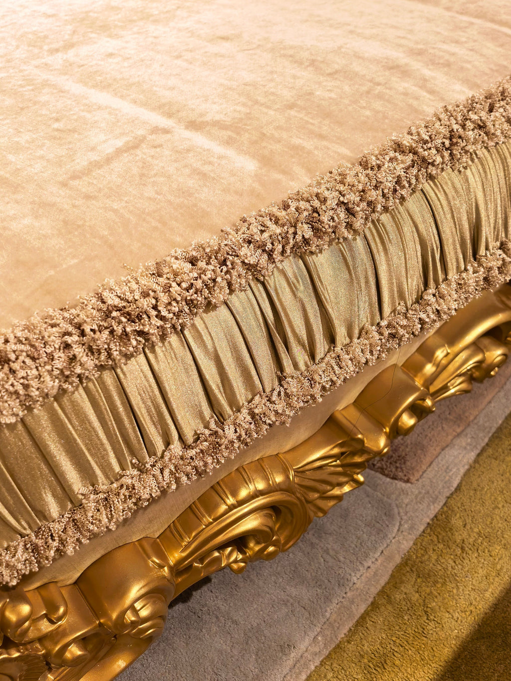 Beatrice French Imperial sofa in living room setting - GrandLiving Luxe