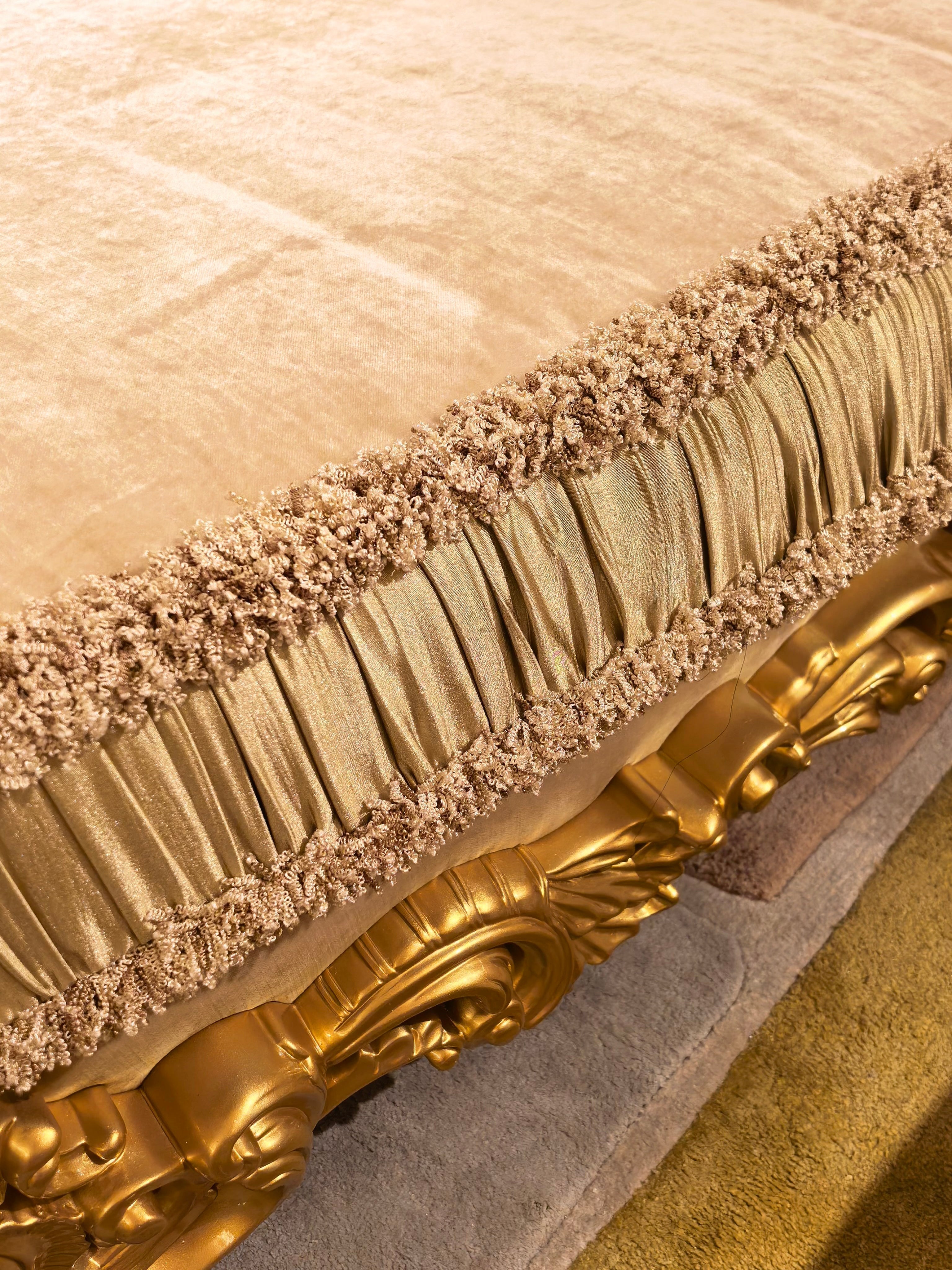 Beatrice French Imperial sofa in living room setting - GrandLiving Luxe