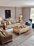 Royale French Solid Wood Sofa image 0