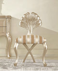 Amour French Provincial Silver Leaf Dressing Table with Mirror| GradLiving Luxe 8