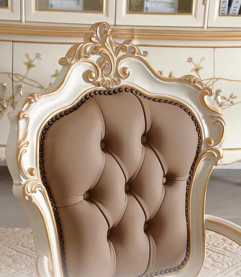 Ivory Luxe French Vintage Office Desk & Chair  image 10