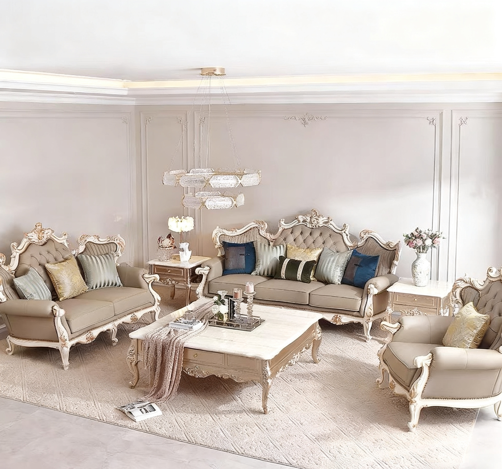 Royal blossom French Vintage Sofa image 1