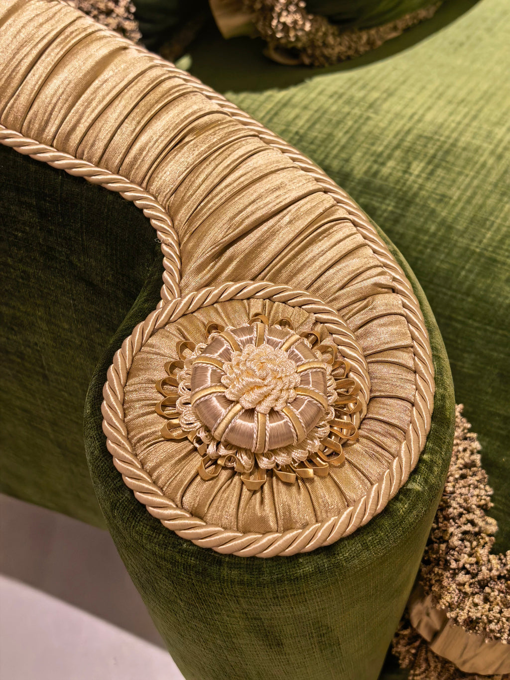 Charlotte French Imperial sofa additional detail view - GrandLiving Luxe